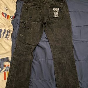 Ksubi Black Faded Jeans